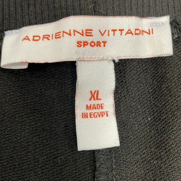 Adrienne Vittadini Sport Shorts Black Pull On Waist Grommet Pocket Detail XL - Picture 9 of 14